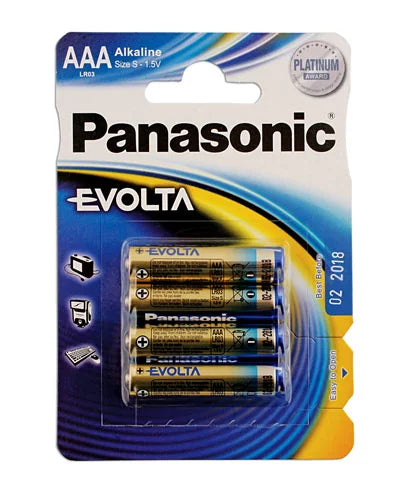 Panasonic Evolta AAA Battery 4pc x 12 - CPL