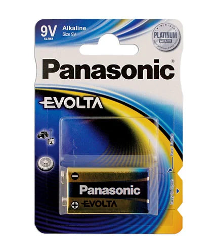 Connect Pansonic Evolta PP3 9V Battery 1pc x 12 - CPL