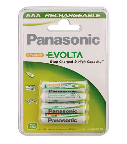 Panasonic Evolta Rechargeable AAA Battery 4pc x 12 - CPL