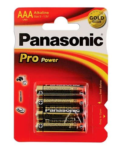 Panasonic Pro Power AAA Battery 4pc x 12 - CPL