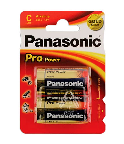 Panasonic Pro Power C Cell Battery 2pc x 12 - CPL