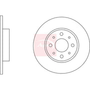 Apec 2 x Solid Rear Brake Discs DSK2695