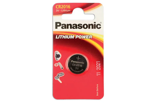 Panasonic Coin Cell Battery CR2016 3V 1pc x 12 - CPL