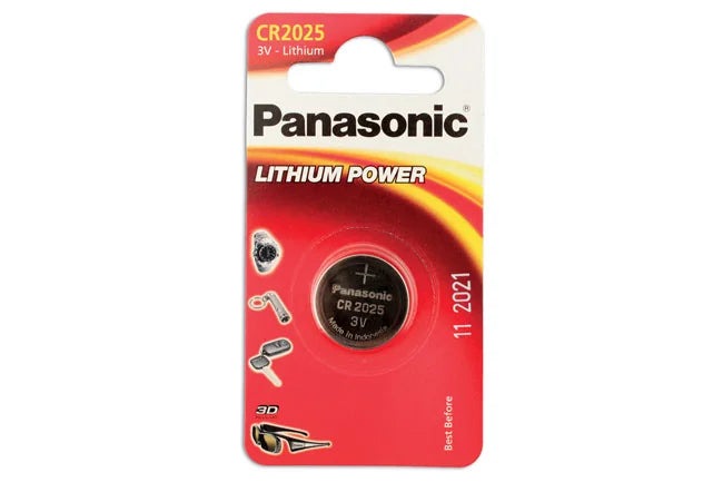 Panasonic Coin Cell Battery CR2025 3V (box of 12) 1pc - CPL
