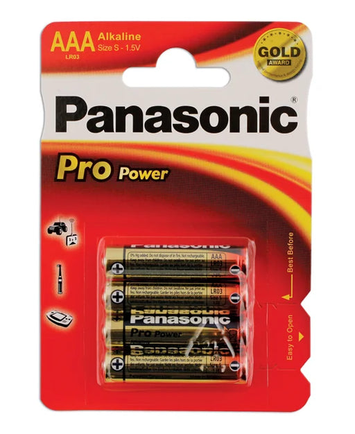 Panasonic Pro Power AAA Battery 4pc - CPL