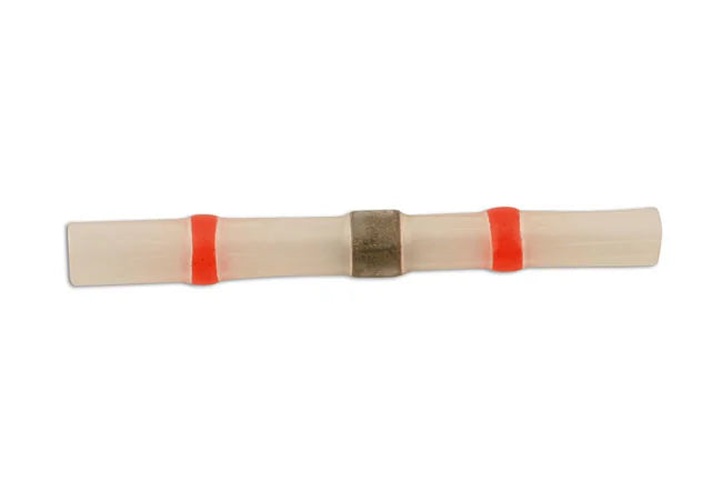 Connect Red Solder Type Heat Shrink Butt Connector 25pc - CPL