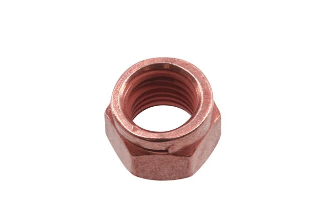Connect Copper Flashed Nut Slotted Lock Hex 5pc 12-14mm