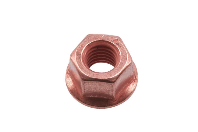 Connect Copper Flashed Nut Flanged M8 x 1.25 x 13mm Hex 5pc - CPL