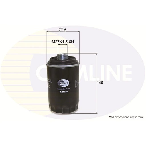 Comline Engine Oil Filter EOF270