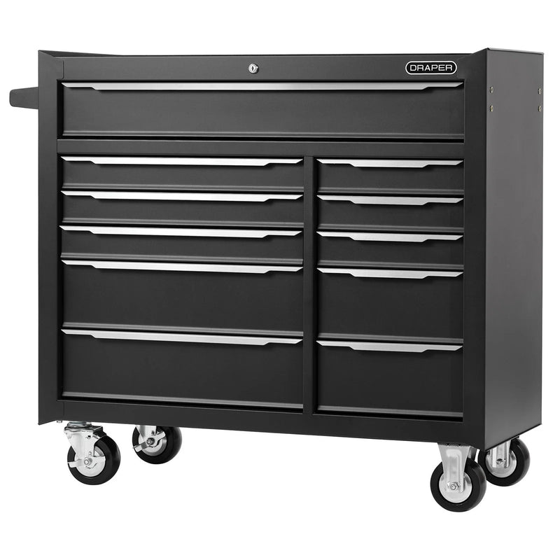 Draper Roller Tool Cabinet, 11 Drawer, Heavy-Duty Steel Construction