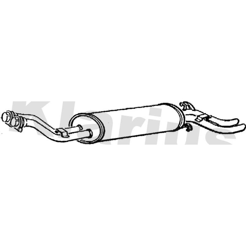 Klarius Box With Tail Pipe Rear MZ172Q
