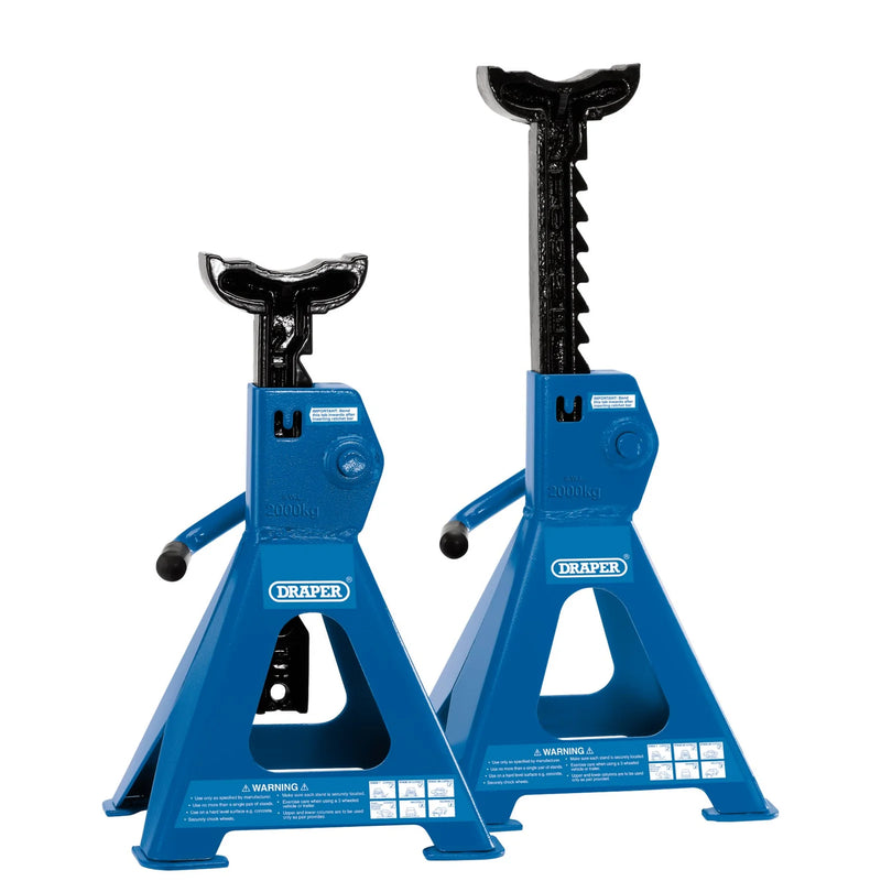 Draper Ratchet Axle Stands - Multi-Capacity Options Available