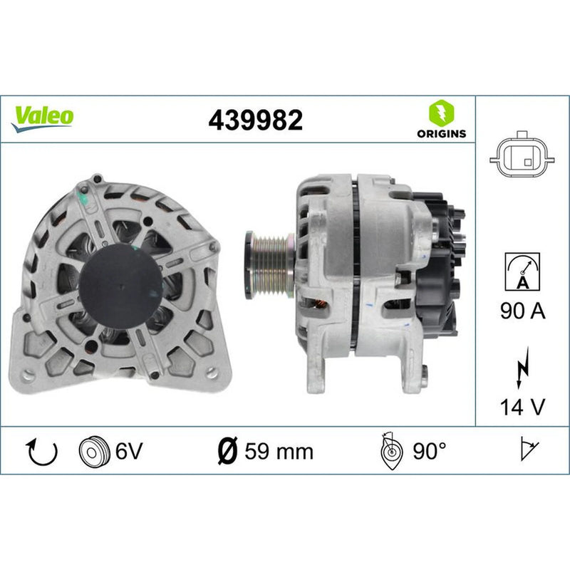 Valeo Car Alternator 12V 439982
