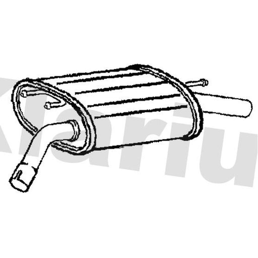 Klarius Box With Tail Pipe Rear SZ119B