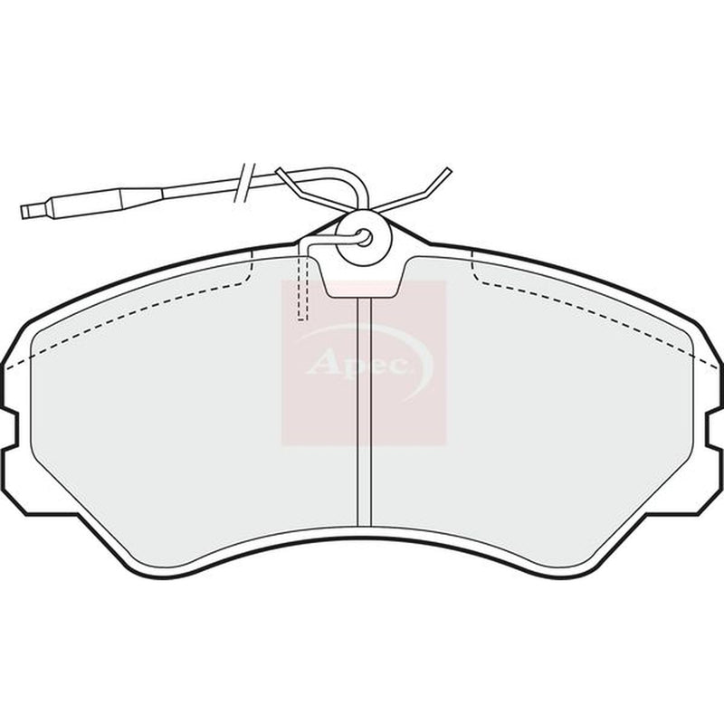 Apec Front Brake Pad Set PAD636