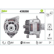 Valeo Car Alternator 12V 439200