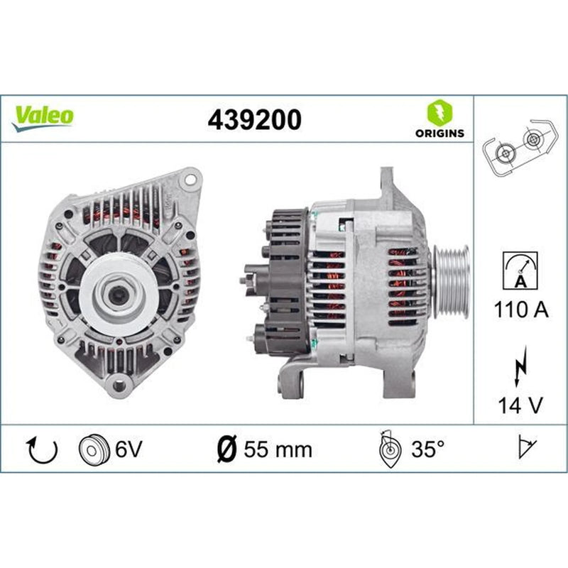 Valeo Car Alternator 12V 439200