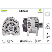 Valeo Car Alternator 12V 439663