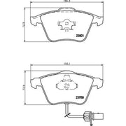 DON Front Brake Pad Set PCP2102