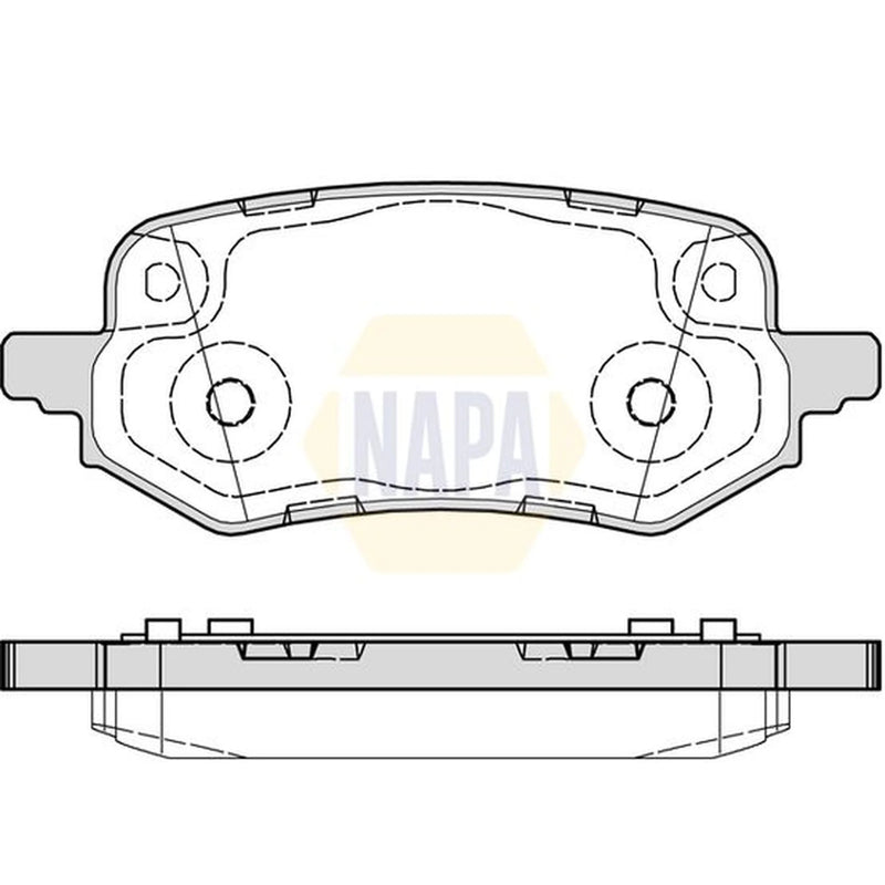 NAPA Rear Brake Pad Set NBP1922