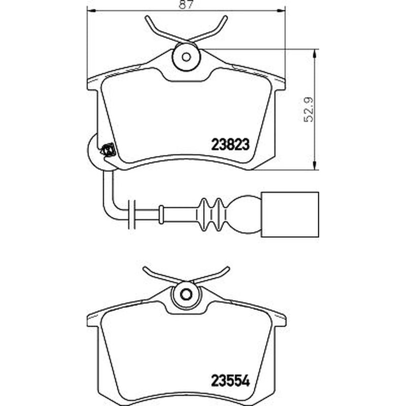 DON Rear Brake Pad Set PCP1416
