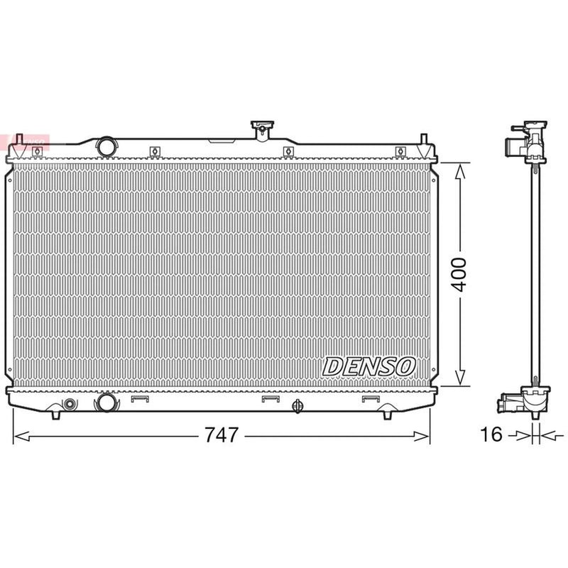 Denso Engine Radiator DRM40039