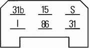 Hella 5WG 002 450-287 Relay, wipe/wash interval