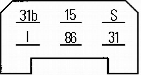 Hella 5WG 002 450-287 Relay, wipe/wash interval