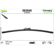 Valeo Passenger Side Wiper Blades 583945