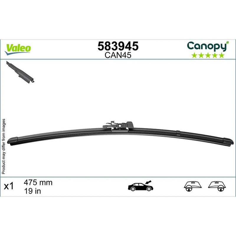 Valeo Passenger Side Wiper Blades 583945