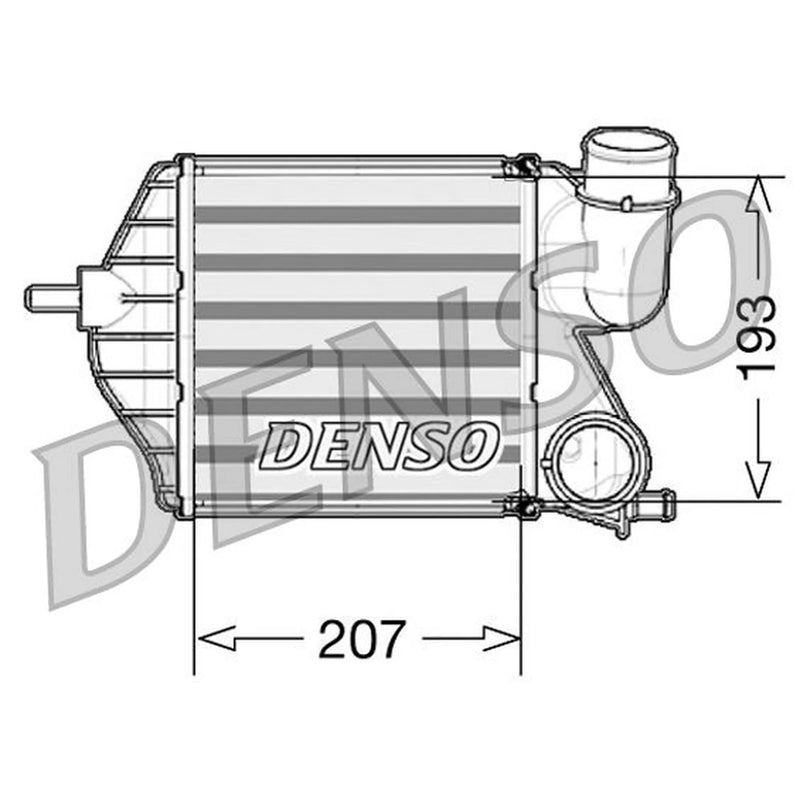 Denso Intercooler (Charge Air Cooler) DIT09102