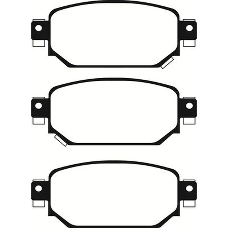 Abtex Rear Brake Pad Set PLU2397