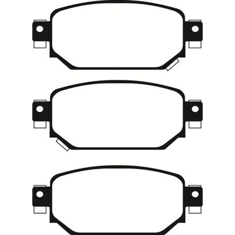 Abtex Rear Brake Pad Set PLU2397