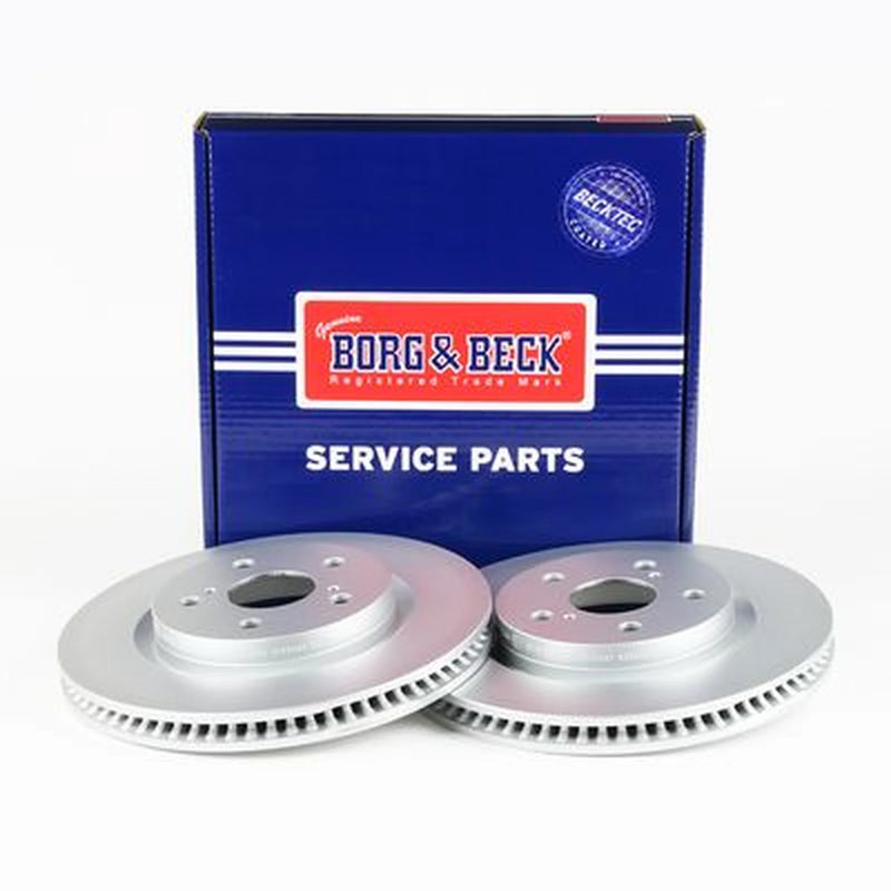 Borg & Beck 2 x Vented Front Brake Discs BBD5595