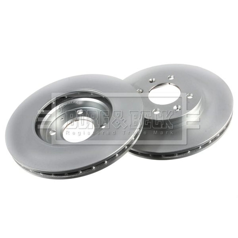 Borg & Beck 2 x Vented Front Brake Discs BBD5549