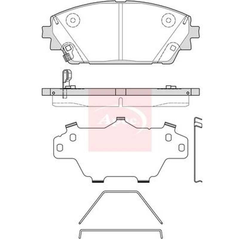 Apec Front Brake Pad Set PAD2356