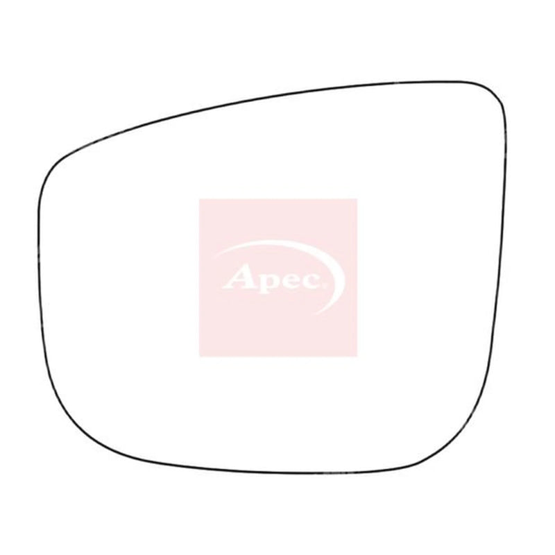 Apec Exterior Wing Mirror Glass Left AMS2011