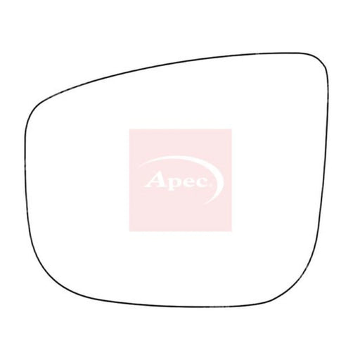 Apec Exterior Wing Mirror Glass Left AMS2011
