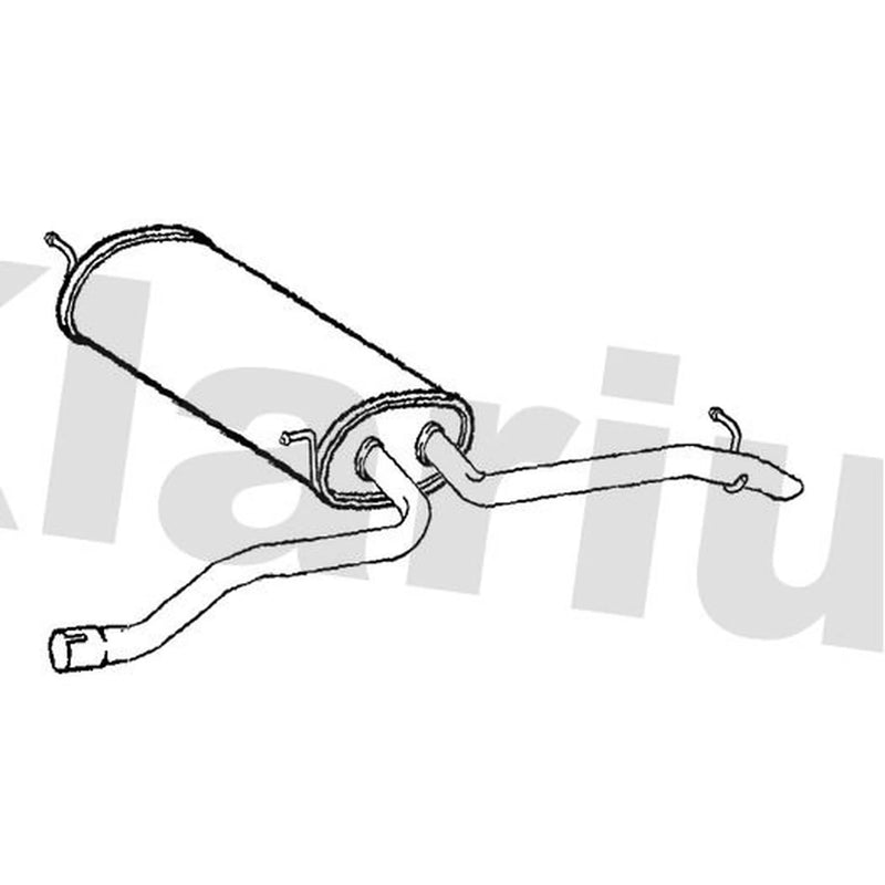Klarius Box With Tail Pipe Rear SK146A