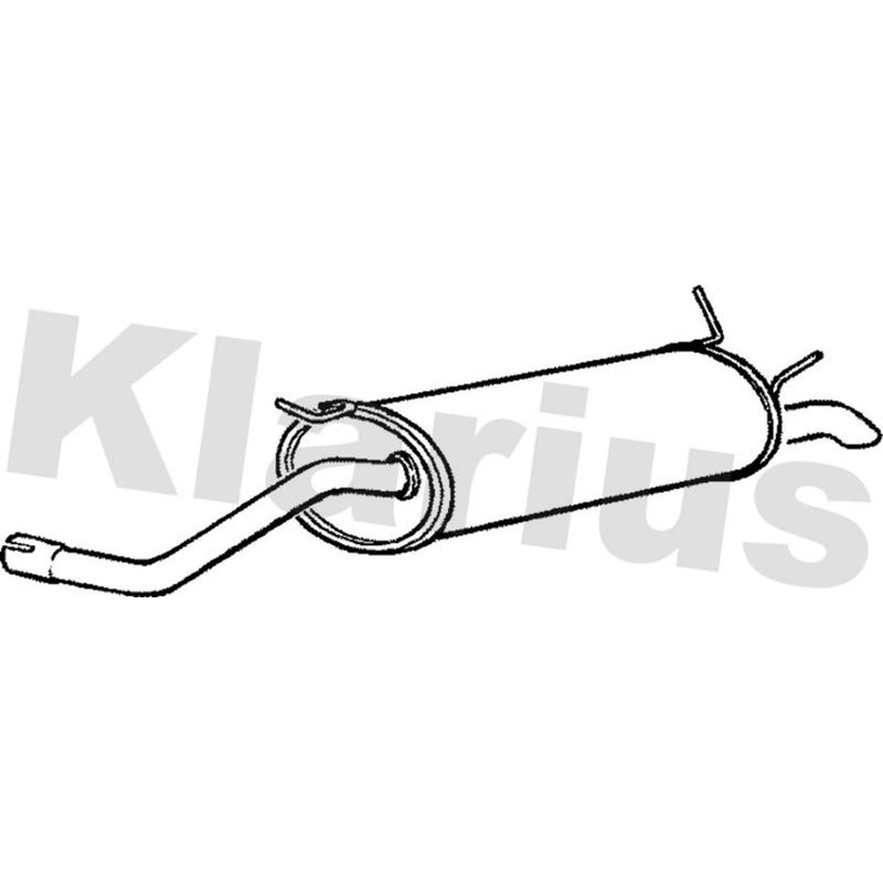 Klarius Box With Tail Pipe Rear RN633W