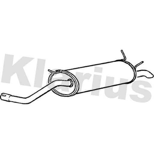Klarius Box With Tail Pipe Rear RN633W