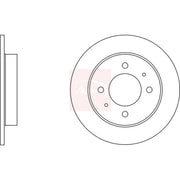 Apec 2 x Solid Rear Brake Discs DSK346