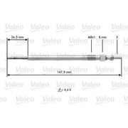 Valeo Diesel Engine Glow Plug 345142