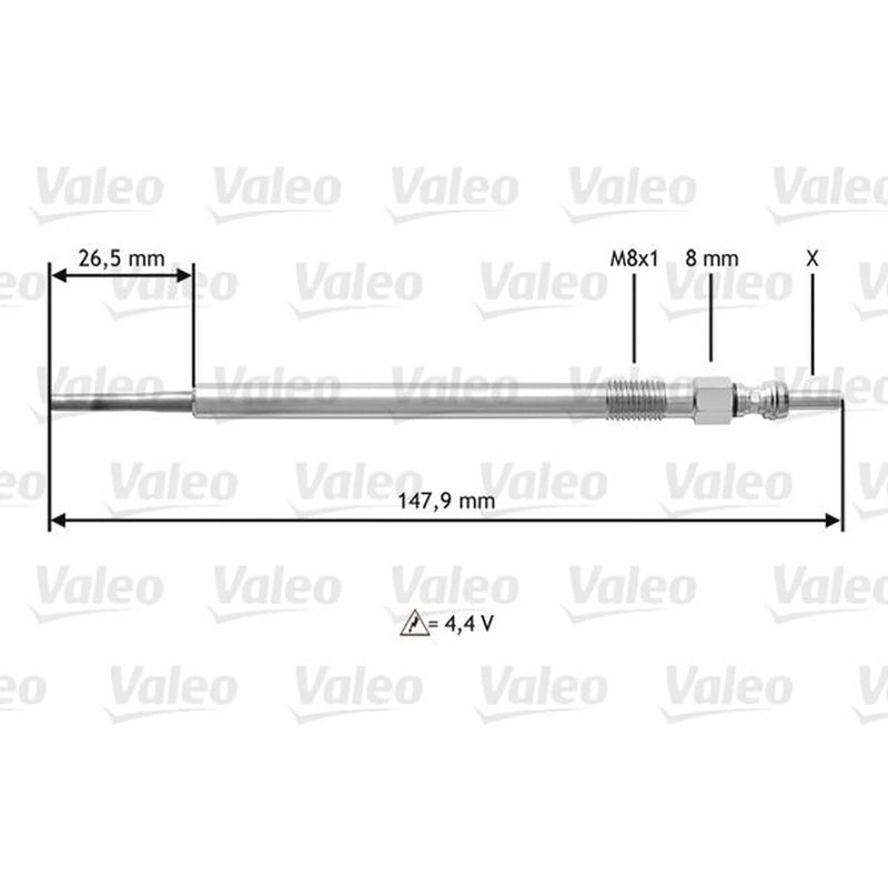 Valeo Diesel Engine Glow Plug 345142