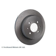 Blue Print 2 x Solid Rear Brake Discs ADG04316