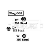 Borg & Beck Car Alternator 12V BBA2305