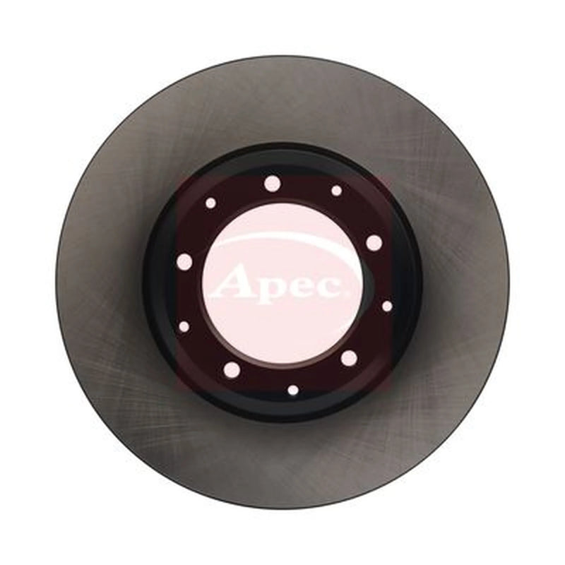 Apec 2 x Solid Rear Brake Discs DSK2452