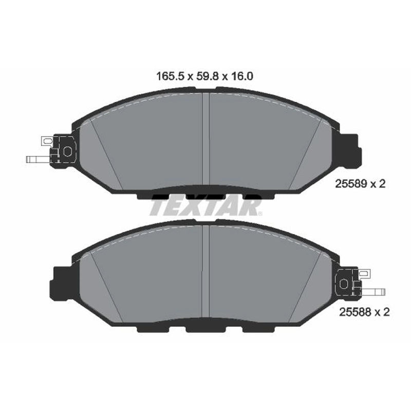 Textar Front Brake Pad Set 2558903
