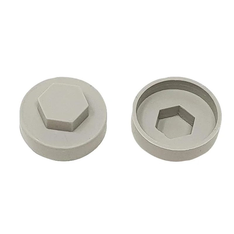 ForgeFix TechFast Cover Cap Goosewing Grey (Pack 100) 16-19mm
