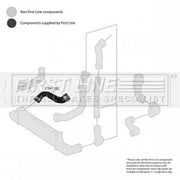 First Line Intercooler Turbo Charge Air Hose FTH1702